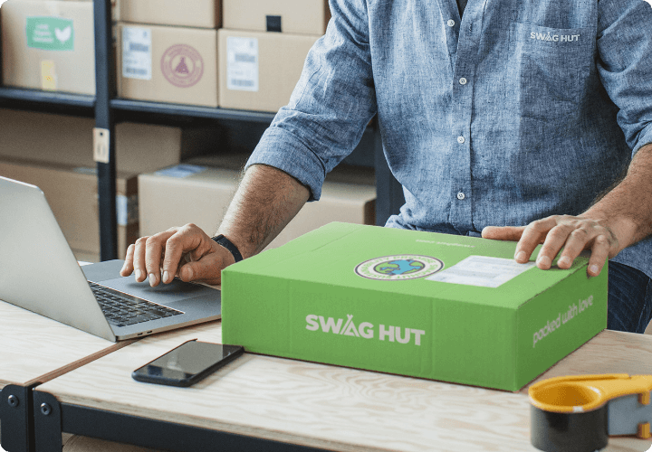 Swag Hut | Platform for Your Company Branded Swag Packs - inventory