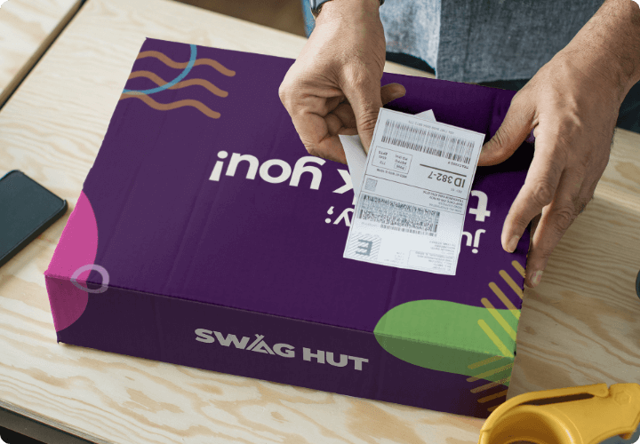 Swag Hut | Platform for Your Company Branded Swag Packs - shipping