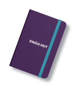 Swag Hut | Platform for Your Company Branded Swag Packs - notebook